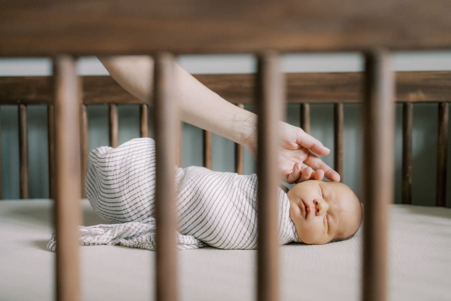 Calgary newborn photographer studio in home